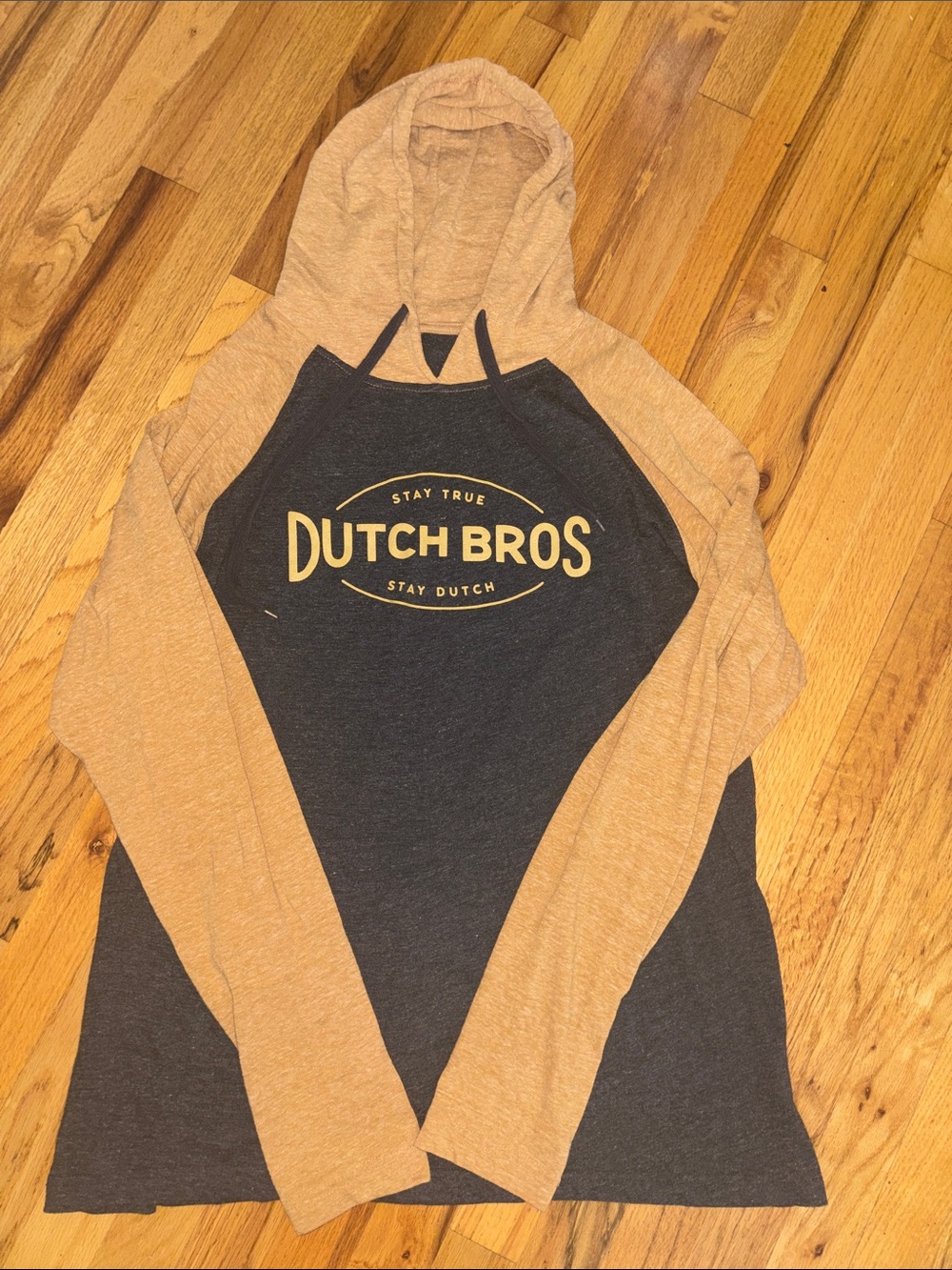 Dutch Bros long sleeve hooded tee